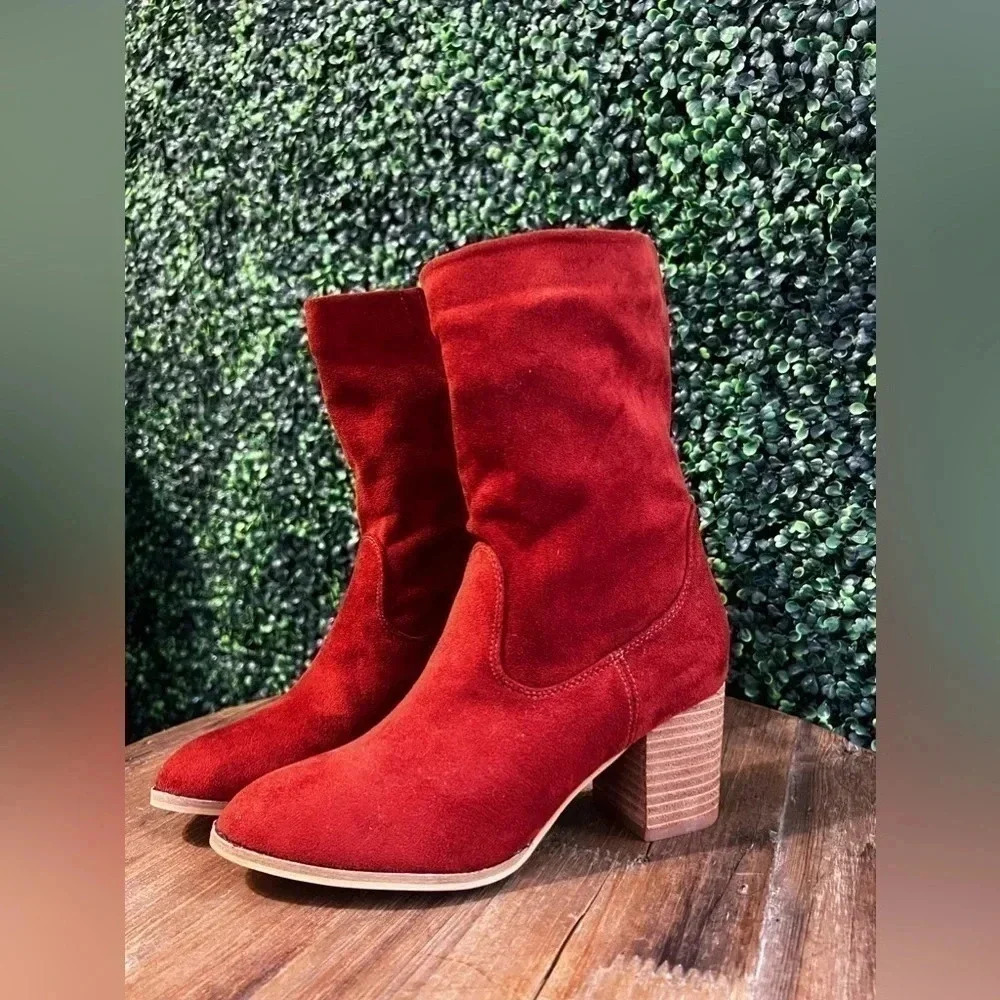 Corkys Wicked in Rust Heeled Boots - Picture 6 of 7